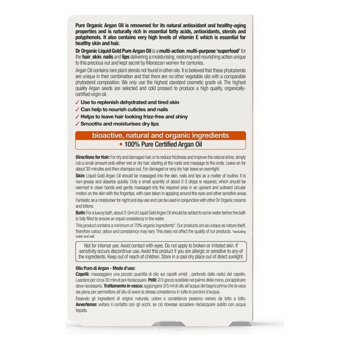 Dr. Organic Huile d'Argan Pure 50 ml Dr. Organic Huile d'Argan Pure 50 ml