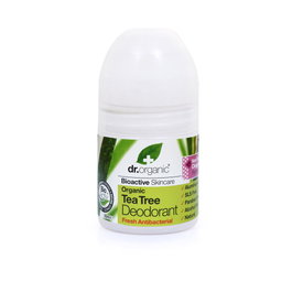 Dr. Organic Déodorant Roll-on Arbre à thé BIOACTIF 50 ml