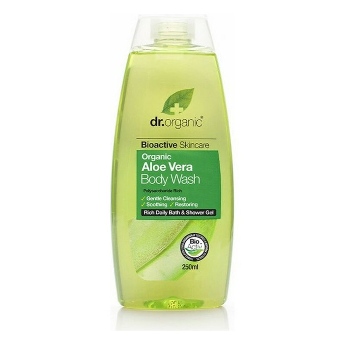 Dr.Organic Gel de douche et de bain à l'aloe vera biologique 250 ml Dr.Organic Gel de douche et de bain à l'aloe vera biologique 250 ml