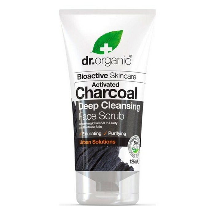 Dr. Organic Exfoliant Visage au Charbon Activé 125 ml
