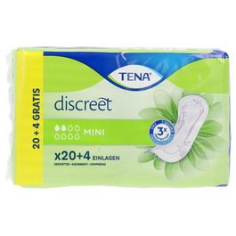 Tena Lady Protège-slip incontinence pour femmes mini 24 unités - Protection discrète et absorption optimale avec technologie microPROTEXT