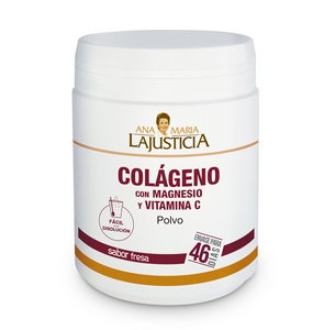 Ana María Lajusticia Collagène avec Magnésium et Vitamine C Saveur Fraise Ana María Lajusticia Collagène avec Magnésium et Vitamine C Saveur Fraise