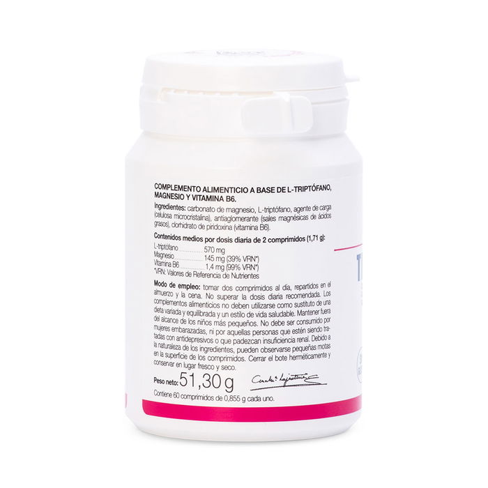 Ana Maria Lajusticia Tryptophane + Magnésium + Vitamine B6 - 60 comprimés pour le bien-être et le sommeil