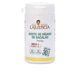 Ana Maria Lajusticia Huile de Foie de Morue + Vitamine E 90 perles - Complément alimentaire riche en Vitamines A, D et Oméga-3
