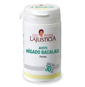 Ana María Lajusticia Huile de foie de morue + Vitamine E, 90 perles