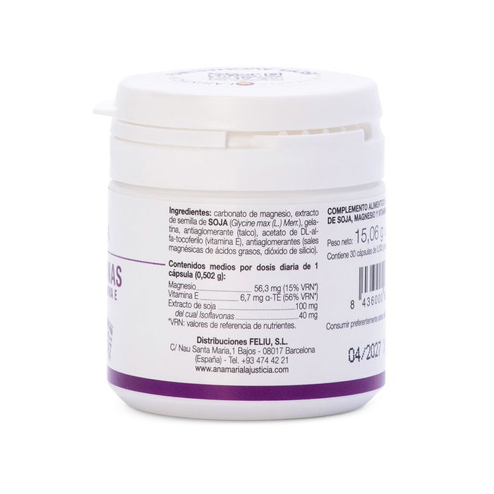 Ana Maria Lajusticia Isoflavonas con Magnesio + Vit.E 30 capsules