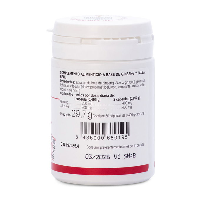 Ana Maria Lajusticia Ginseng avec Gelée Royale 60 gélules