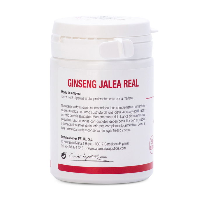Ana Maria Lajusticia Ginseng avec Gelée Royale 60 gélules
