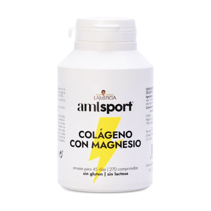Ana Maria Lajusticia Collagène avec Magnésium AMLSPORT 270 comprimés Ana Maria Lajusticia Collagène avec Magnésium AMLSPORT 270 comprimés