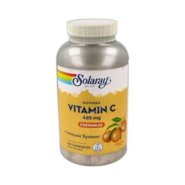 SOLARAY Vitamine C-500 goût orange 100 comprimés à mâcher
