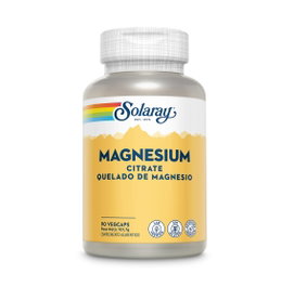 SOLARAY Citrate de Magnésium 90 Capsules Végétales