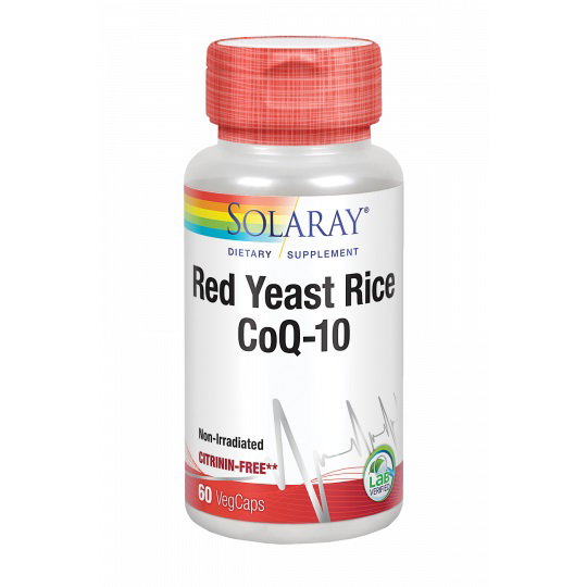 SOLARAY Red Yeast Rice plus Q10 60caps SOLARAY Red Yeast Rice plus Q10 60caps