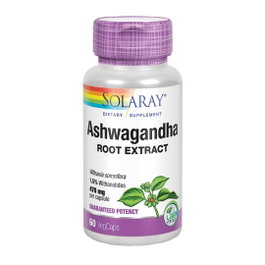 SOLARAY Ashwagandha 470mg 60 VegCaps