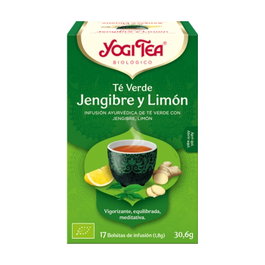 YOGI TEA Infusion Thé Vert, Gingembre et Citron