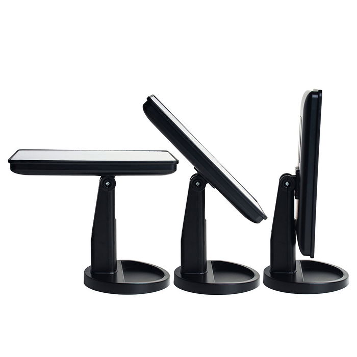 Carl&Son Miroir de Maquillage LED Noir - 525 gr