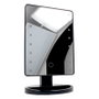 Carl&Son Miroir de maquillage LED noir