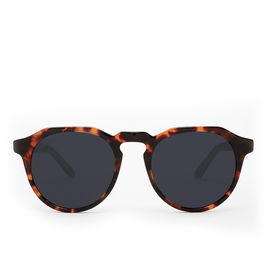 Hawkers Lunettes de soleil Warwick X Carey Dark Unisexe Rondes Acetate Havana Diamant 52 mm