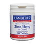 Lamberts Zinc Citrate 15 mg 180 comprimés