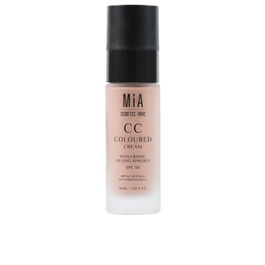 Mia Cosmetics Paris CC Crème Colorée SPF30 Dark - Crème teintée hydratante et anti-âge avec protection solaire