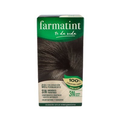 Farmatint Gel Coloration Permanente 3n-brun foncé (Lot de 5 x 60 ml)​