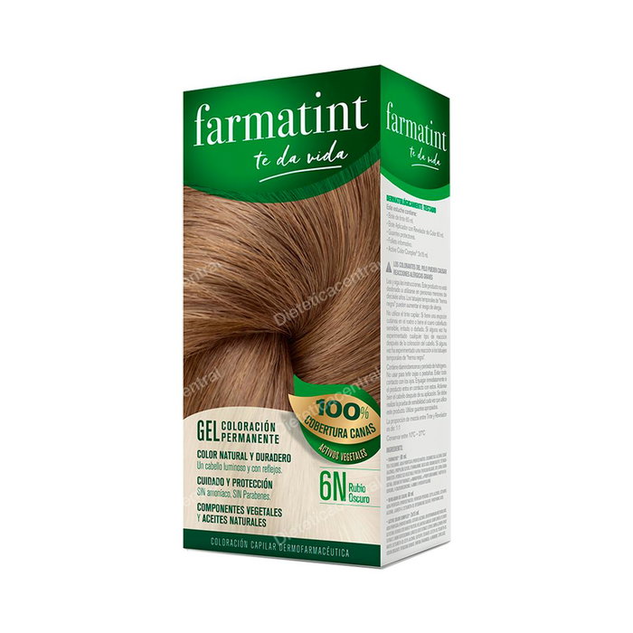 Farmatint Gel Coloration Permanente 6n-blond foncé (Lot de 5)</div> Farmatint Gel Coloration Permanente 6n-blond foncé (Lot de 5)</div>