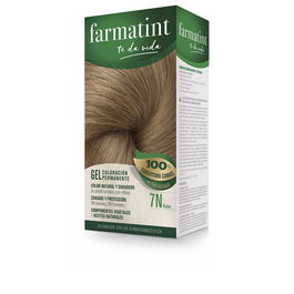 Farmatint Gel Coloration Permanente #7n-blond 5 Unités - Soin Capillaire Naturel Sans Ammoniaque