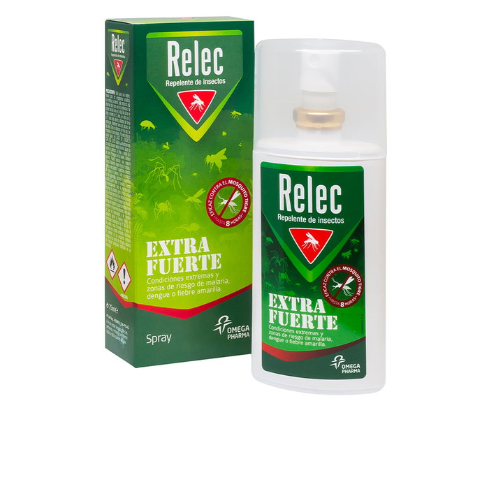 Relec Spray Anti-Moustiques Extra Fort 75 ml Répulsif Puissant Contre les Moustiques et Insectes Relec Spray Anti-Moustiques Extra Fort 75 ml Répulsif Puissant Contre les Moustiques et Insectes