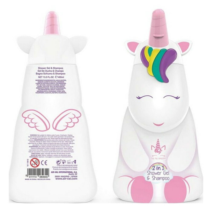 Cartoon EAU MY UNICORN Gel douche et shampoing 400 ml Cartoon EAU MY UNICORN Gel douche et shampoing 400 ml