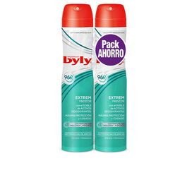 Byly EXTREM FRESCOR 96H Déodorant Spray Homme 2 x 200 ml Protection Longue Durée