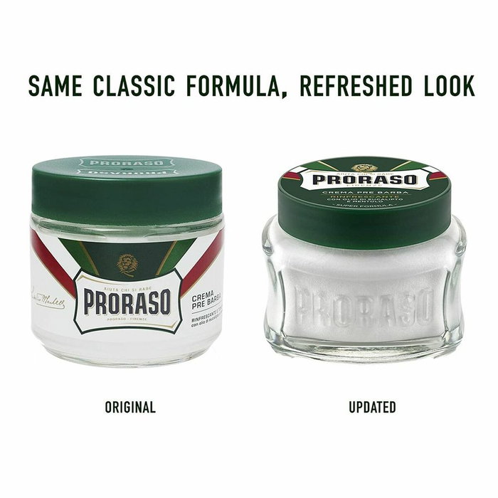 Proraso Crème de pré-rasage CLASSIC à l'huile d'eucalyptus et au menthol 100 ml