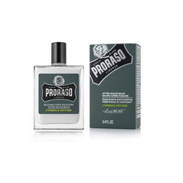Proraso Balsam After-Shave Herbal Cypress & Vetiver 100 ml - Hydratant et Tonifiant pour la Peau, Sans Parabènes, Pour Tous Types de Peau