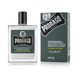 Proraso Baume après-rasage CYPRESS & VETYVER 100 ml - Apaisant, hydratant, rafraîchissant pour homme