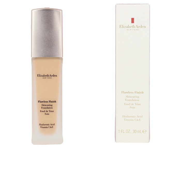 Elizabeth Arden Fond de teint soin Flawless Finish #430W - Teint impeccable 24h, fini mat naturel, tous types de peaux, 30 ml