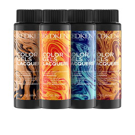 Redken Laque Gel Colorée #6NN-Chocolate Mousse 60 ml x 3 u - Permanente Cheveux Gris