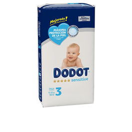 Dodot Couches Sensitive Taille 3 pour Bébés (6-10 kg) - Lot de 56