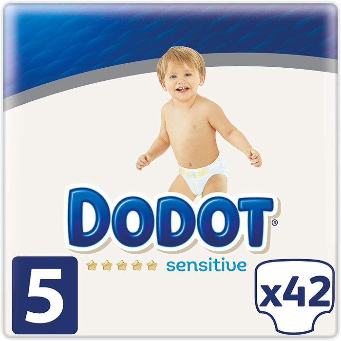 Dodot Sensitive Taille 5 Couches 11-16 kg, 42 unités
