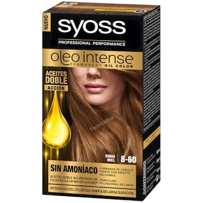 Syoss Olio Intense Teinture Permanente 8.60 Blond Miel, 5 pièces
