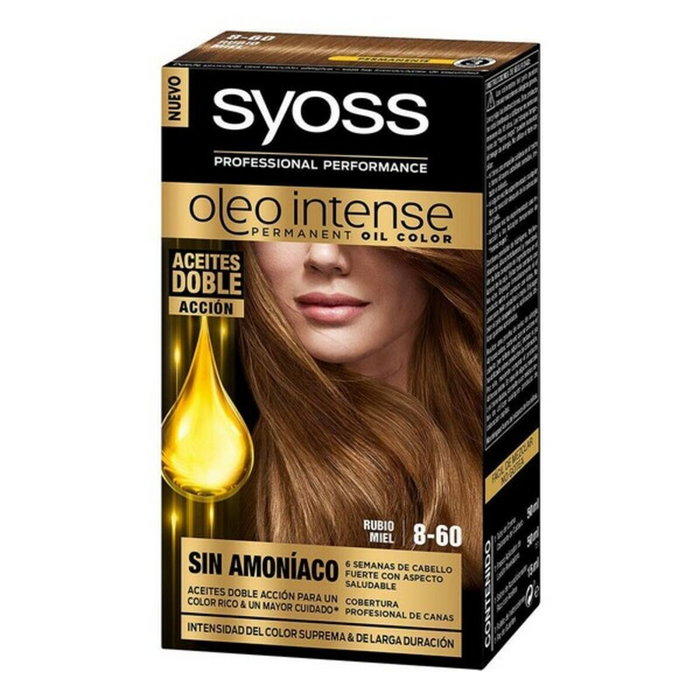 Syoss Olio Intense Teinture Permanente 8.60 Blond Miel, 5 pièces