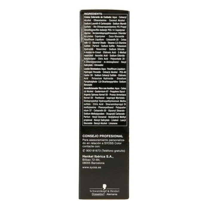 Syoss Olio Intense Teinture Permanente 7.10 Blond Naturel (Pack de 5) sun-free