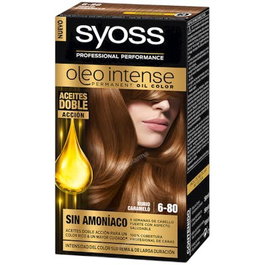 SYOSS Oléo Intense Tinte 50 ml - N°680 - Rubio Caramelo (Teinture Capillaire Huile Intense 50 ml, Blond Caramel)