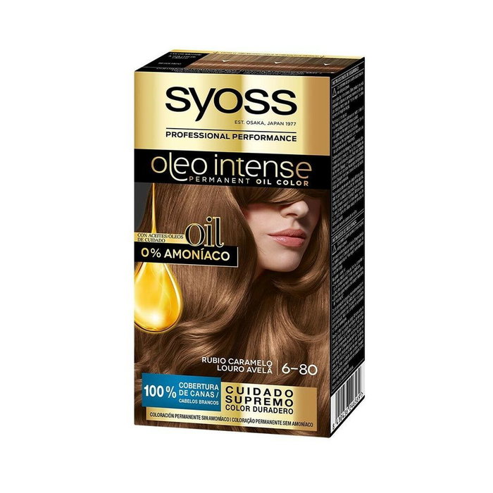 Syoss Olio Intense Coloration Permanente 6.80 Blond Caramel