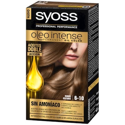 Syoss Olio Intense Teinture Permanente 6.10 Blond Foncé (Pack de 5)