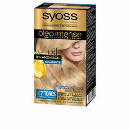 Syoss OLEO INTENSE #12.0 Éclaircissant Extrême Coloration Sans Ammoniaque pour Femme, 5 Pièces