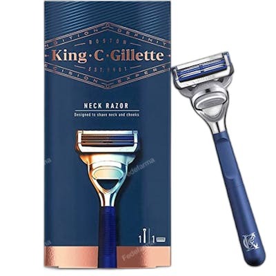 Gillette King Rasoir Bleu Gillette King Rasoir Bleu