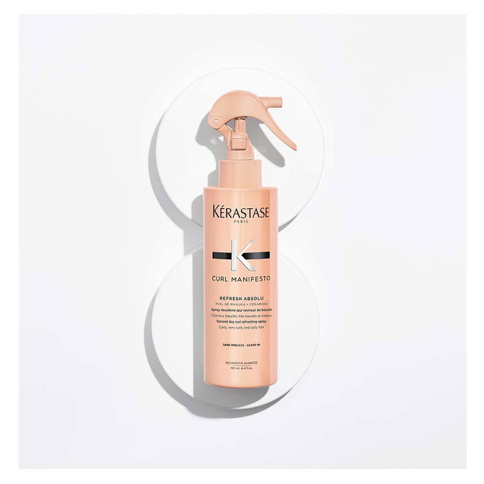 Kérastase Curl Manifesto Refresh Absolu - Spray Rafraîchissant et Redéfinisseur de Boucles pour Cheveux Ondulés, Bouclés et Afro - 190 ml Kérastase Curl Manifesto Refresh Absolu - Spray Rafraîchissant et Redéfinisseur de Boucles pour Cheveux Ondulés, Bouclés et Afro - 190 ml