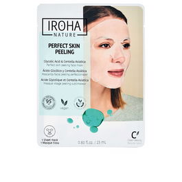 Iroha PERFECT SKIN PEELING Acide Glycolique & Centella Asiatica, Masque Visage Renouvellement Cellulaire, 23 ml