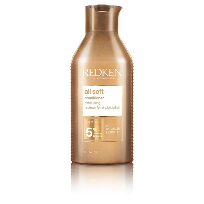 Redken All Soft Conditionneur Hydratant pour Cheveux Secs ou Frisés - 500 ml Redken All Soft Conditionneur Hydratant pour Cheveux Secs ou Frisés - 500 ml