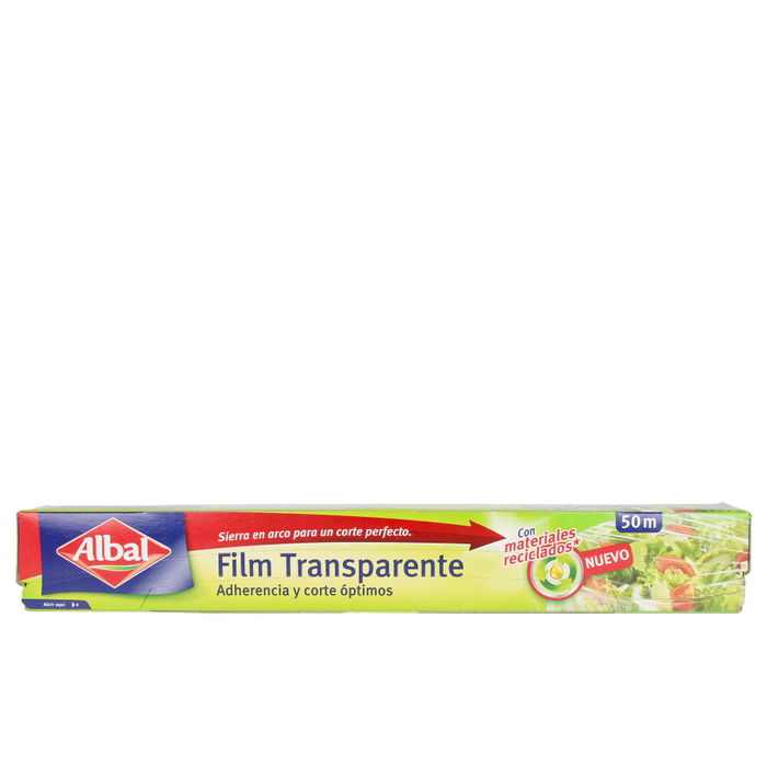 Albal Film Transparent 50 mètres avec système de coupe facile Albal Film Transparent 50 mètres avec système de coupe facile