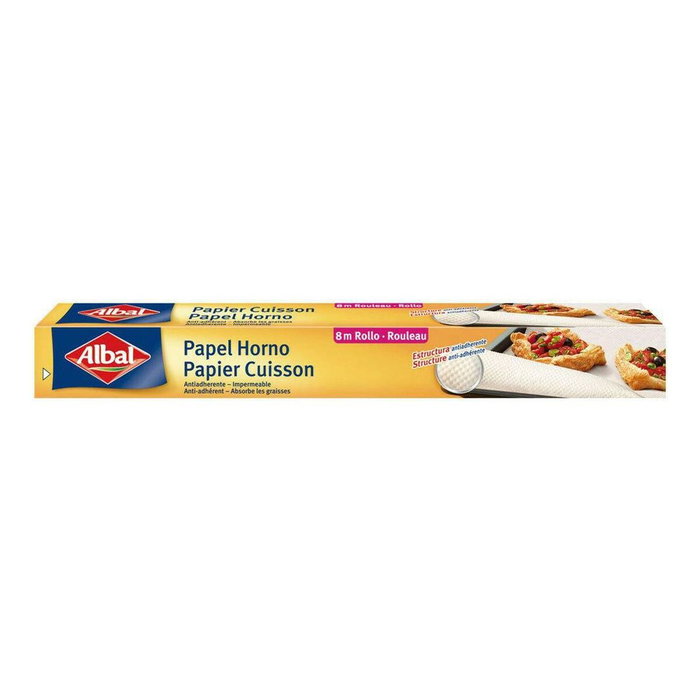 Albal Papier de cuisson antiadhérent et imperméable 10 m