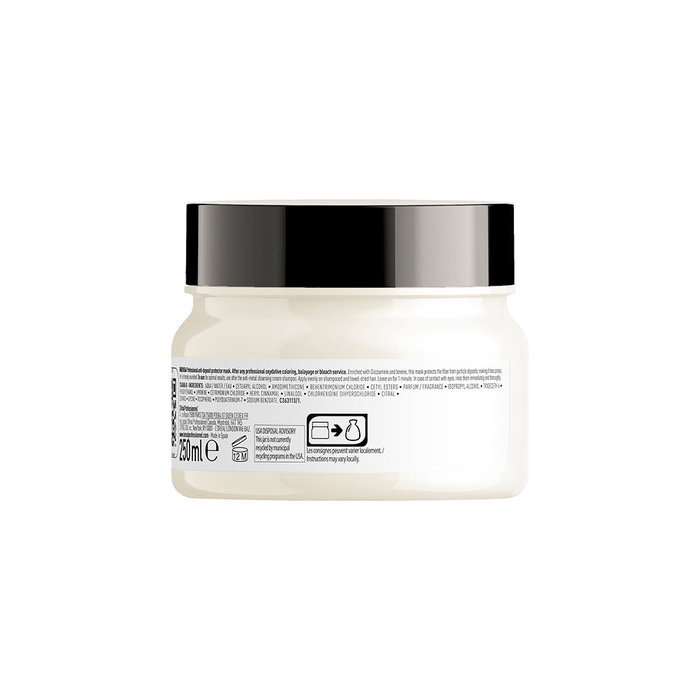 L'Oréal Professionnel Paris METAL DETOX Masque Cheveux Coloration Éclaircissement Décoloration 250 ml Protection Anti-Dépôt Métallique Réduit la Casse